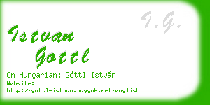 istvan gottl business card