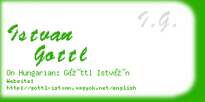 istvan gottl business card